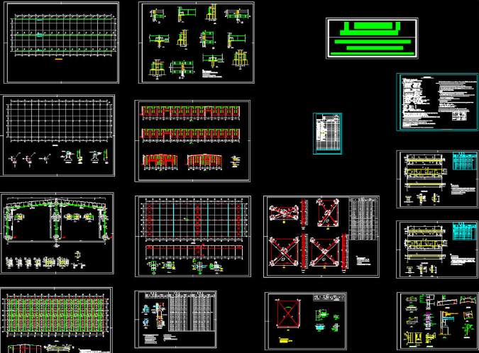 老河口仓库钢结构施工图片