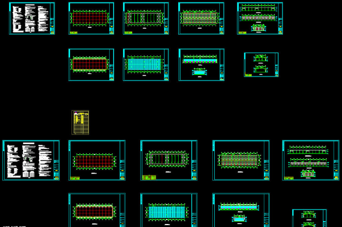 老河口钢结构厂房图纸
