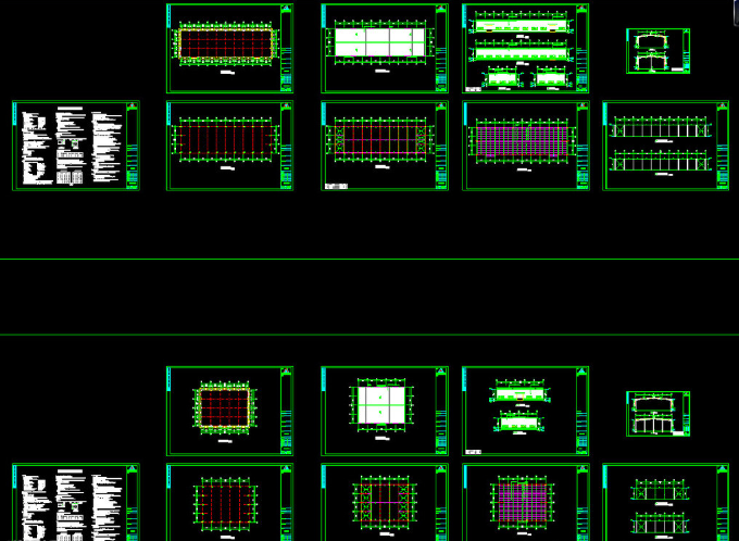 老河口钢结构厂房图纸