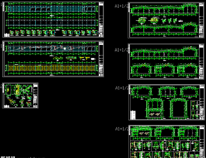 老河口钢结构厂房图纸